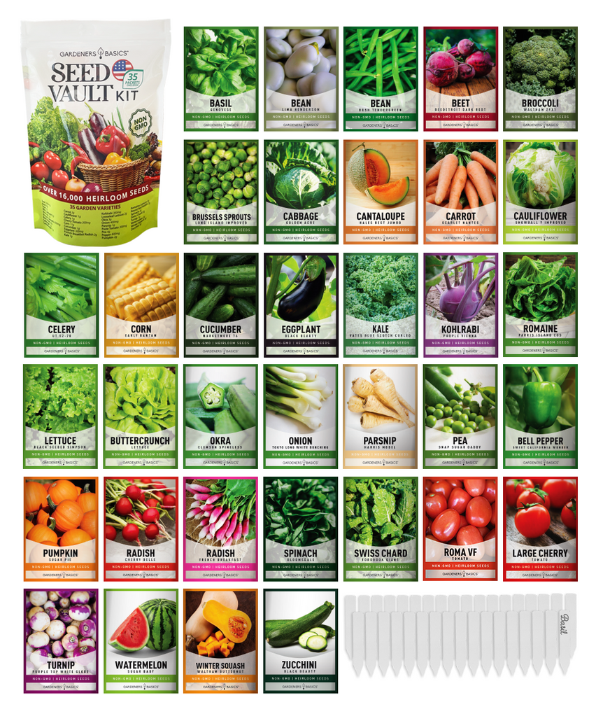 Survival Garden Seed Vault: 35 Best Heirloom Varieties for Your Garden ...