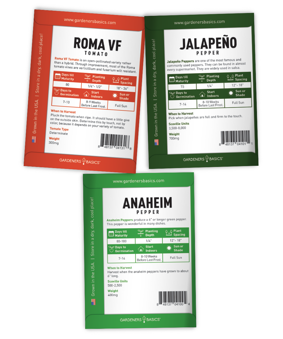 Where to Buy All-in-One Salsa Garden Variety Pack seeds 